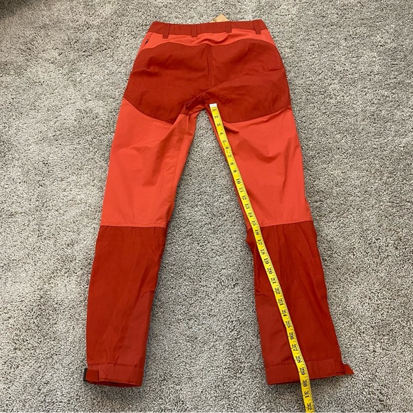 Fjallraven Women's Abisko Lite Trekking Trousers Red Size 26 - Picture 10 of 12